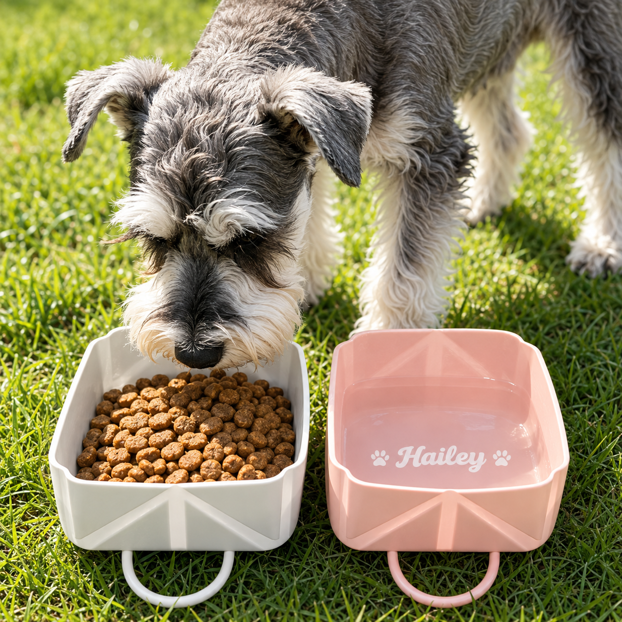 Personalized Outdoor Silicone Foldable Pet Bowl