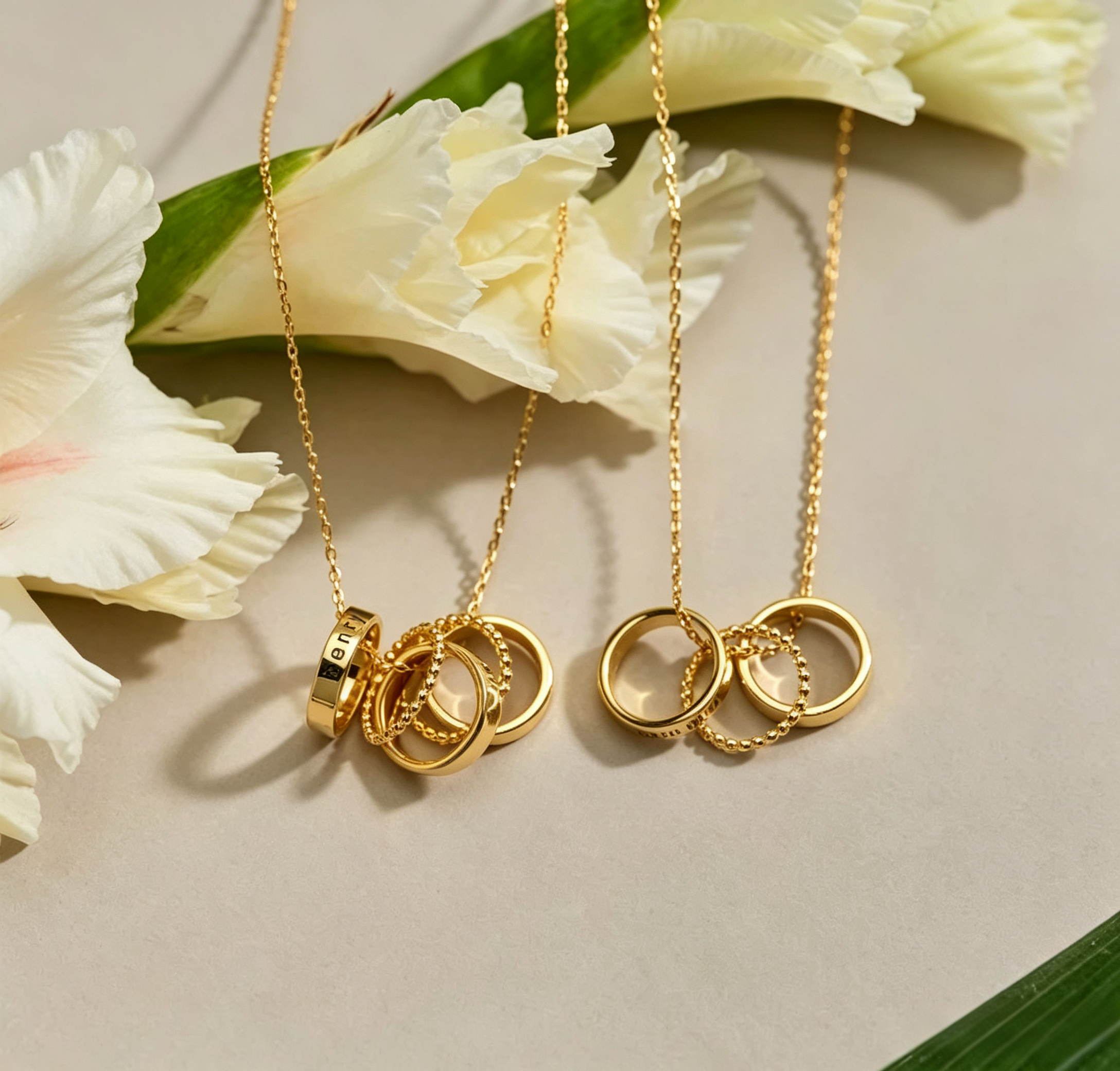 Personalised Circle Name Necklace